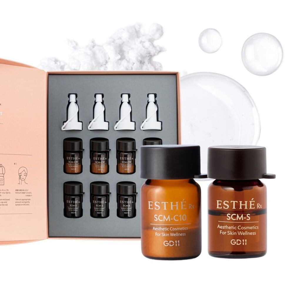 GD11 Esthe SCM-C10 Expert Program K-beauty 4 Pairs Ampoules New Sealed exp 7/28